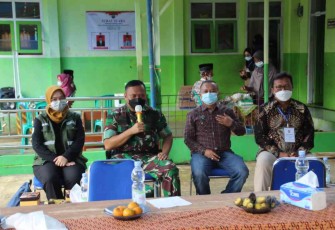 Dandim Bersama Kapolres Pantau Langsung Pelaksanaan Pilkades Serentak 2022 di Kabupaten Ciamis