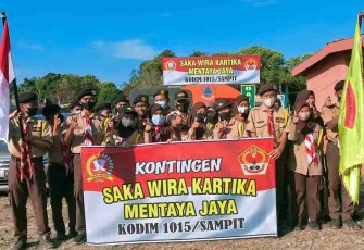 Pramuka Saka Wira Kartika Kodim 1015/Sampit Raih Juara