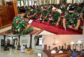 Seluruh Jajaran TNI AL Gelar Doa Bersama
