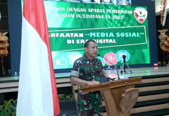 Kodam IX/Udayana Respon Digitalisasi UMKM Berbasis Aplikasi Online di Tengah Pandemi Covid-19