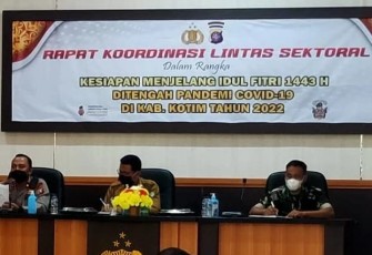 Kodim 1015/Sampit Hadiri Rapat Koordinasi Lintas Sektoral