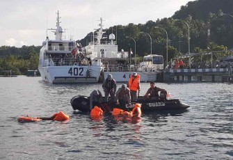 Bakamla RI Zona Maritim Tengah Gelar Latihan Keamanan dan Keselamatan Laut