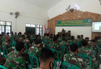 Kodim 0720/Rembang Gelar Binsiap Apwil dan Puanter Semester ITA 2022