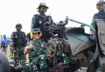 Dankodiklatad tinjau Latbakjatrat Terintegrasi Arhanud TA 2022
