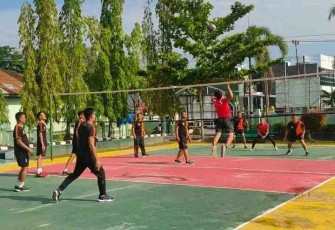Jaga Imun dan Kebugaran Tubuh, Personel Kodim 1015/Sampit Olahraga Bersama