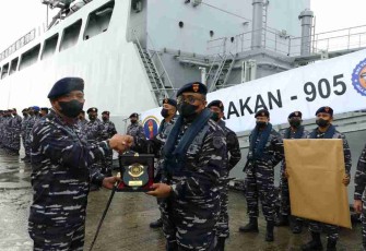 Dua Arahan Panglima Koarmada III Kepada Seluruh Prajurit KRI Tarakan-905, Sebelum Kembali Ke Koarmada II