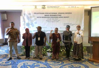 KemenkopUKM Gelar Pelatihan Vocational Bagi Disabilitas 