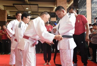 Kasad Terima Penganugerahan Sabuk Hitam Dan-5 Judo