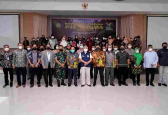 Danrem 091/ASN Beri Ucapan Selamat Pelantikan Pengurus Pusat Ika Fahutan Unmul Periode 2022 - 2027 