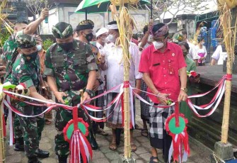 Membantu Kesulitan Rakyat, Danrem Resmikan Pompa Hidram di Penebel Tabanan