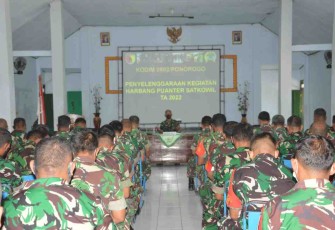 Babinsa Kodim 0802/Ponorogo Ikuti  Kegiatan Harbang Puanter Apkowil Tahun 2022