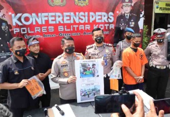 Sempat Kabur, Pelaku Tabrak Lari Berhasil Diamankan Polres Blitar Kota