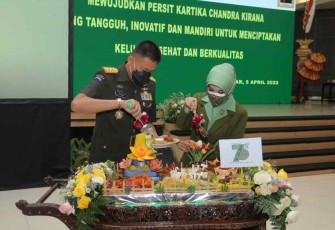 Syukuran HUT Persit KCK, Pangdam IX/Udayana : Wujudkan Keluarga Harmonis dan Sukses