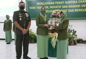 HUT Persit ke-76, Dandim Tulungagung: Persit Menjadi Terdepan Dalam Membina Keluarga