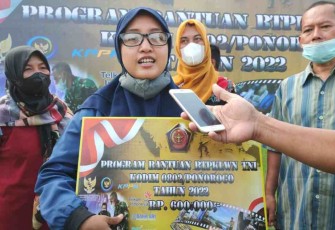 Terima BTPKLWN TNI Kodim 0802/Ponorogo, Masyarakat Senang dan Berterima Kasih