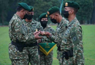 Pangdivif 2 Kostrad Pimpin Sertijab Danbrigif PR 18/Trisula/2 Kostrad, Asintel dan Aspers Kasdivif 2 Kostrad