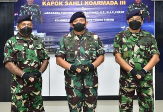 Jabatan Kepala Kelompok Staf Ahli Koarmada III Diserahterimakan