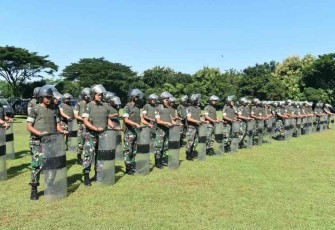 Brigif Raider 9 Kostrad Laksanakan Apel Kesiapsiagaan