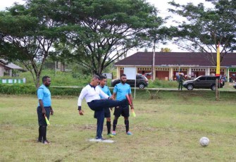 Wadan Pasmar 3 Buka Turnamen Sepakbola Danpasmar 3 Cup 