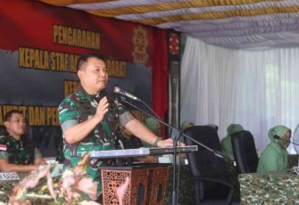 Kunjungi Yonif Raider 755/Yalet di Merauke, Kasad akan Kabulkan Impian Prajurit