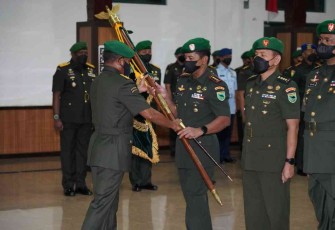 Pangdam Kasuari Lantik Danrem 182/JO dan Tiga Pejabat Baru Kodam XVIII/Kasuari