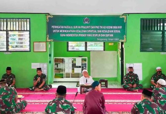 Nuzulul Quran Tingkatkan Iman dan Taqwa Prajurit 