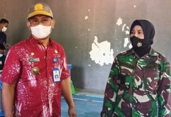 Sosok penerus Kartini, Kapten Cba (K) Dyah Nilasari Danramil Sukomoro, Kamis (21/4/22)