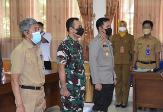 Danrem 073 ikuti peringatan hari otonomi  Daerah secara virtual. 