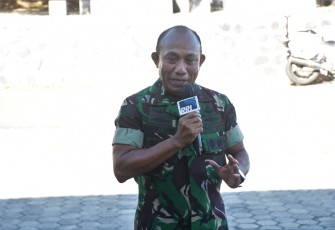 Pangdam Kasuari mengajak pererat persatuan dan kerjasama untuk membangun Papua Barat, saat berdialog interaktif bersama RRI Papua. Senin (25/4/2022)