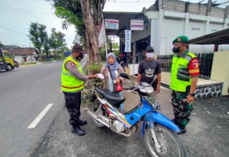 Himbau masyarakat untuk patuhi protokol kesehatan. Jum'at (06/05/2022)