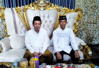 Serda Rokhim silaturahmi bersama Gus Mizan (kiri) Sabtu (07/05/2022)