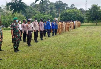 Apel sinergitas di kecamatan Tewang siwalang garing. Senin (09/05/2022)