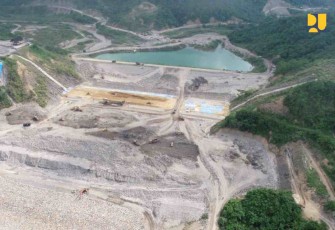 Bendungan Keureuto Aceh Utara ditargetkan rampung tahun depan. Rabu (11/05/2022)