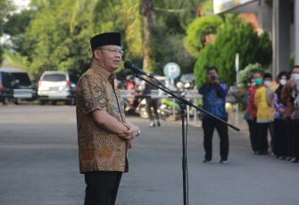 Gubernur Bengkulu, Rohidin Mersyah, saat sambutan, Kamis (12/5/2022)