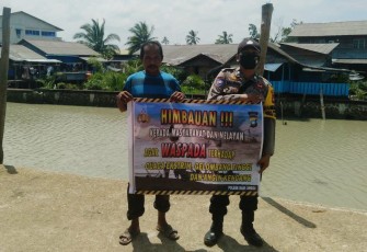 Polsek Daik Lingga saat melakukan patroli rutin, Kamis (12/5/2022)