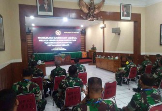 Danrem 073/Mkt membuka rakor Wanwil diikuti jajaran Korem 073