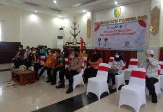 Apel siaga Nasional tim pendamping keluarga, secara daring, Kamis (12/5/2022)