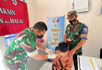 Poliklinik lanud Maimun Saleh optimalkan vaksinasi masyarakat Sabang. Rabu (18/05/2022)