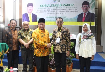 Sosialisasi Pelaksanaan Permendes PDT dan Transmigrasi Nomor 15 Tahun 2021, Rabu (18/5/2022) 