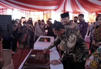 Peresmian rumah RJ Kejati dan Kejari se-Bengkulu oleh Kejagung RI, Jumat (20/5/2022)