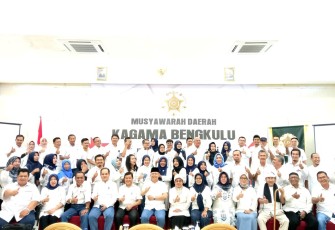 Musda Kagama Provinsi Bengkulu di Poltekes Kemenkes Bengkulu, Minggu (22/5/2022).