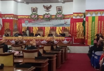 Rapat paripurna HUT ke-19 Kabupaten Seluma, Senin (23/5/2022)
