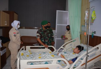 Danrem 073/Mkt ketika mengunjungi RST dr. Asmir Salatiga