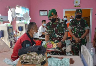 Danrem kunjungi pasien mantan anggota Penrem di RST dr. Asmir Salatiga 