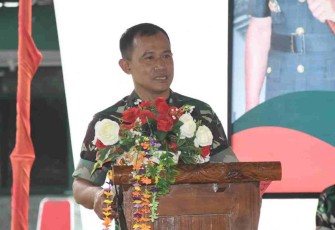 Danrem 081/DSJ saat kunker ke Kodim 0802/Ponorogo 