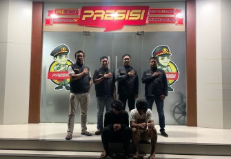 Terduga Pelaku Saat Diamankan  