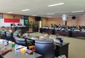 Brigjen TNI Eko Susetyo pimpin Exit Meeting Audit Kinerja Itjen TNI di Kodam Kasuari 