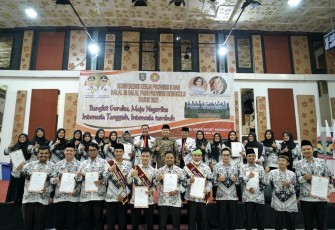 Konferprov II PGRI Bengkulu, di Hotel Sinar Sport Bengkulu, Sabtu (28/5/2022).