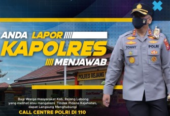 Kapolres Rejang Lebong, AKBP Tonny Kurniawan.