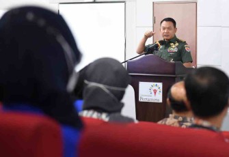 Kasad memberikan kuliah umum kepada mahasiswa Universitas Pertamina 